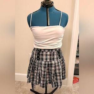 Plaid hottopic skirt punk rock
